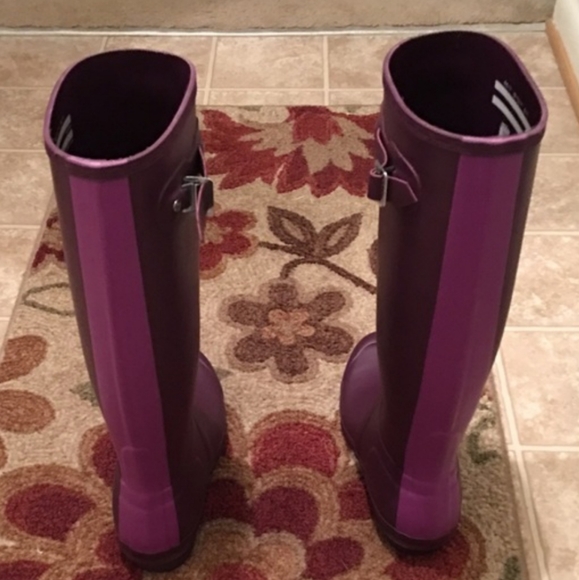 HUNTER Rainboots Purple - Picture 2 of 7